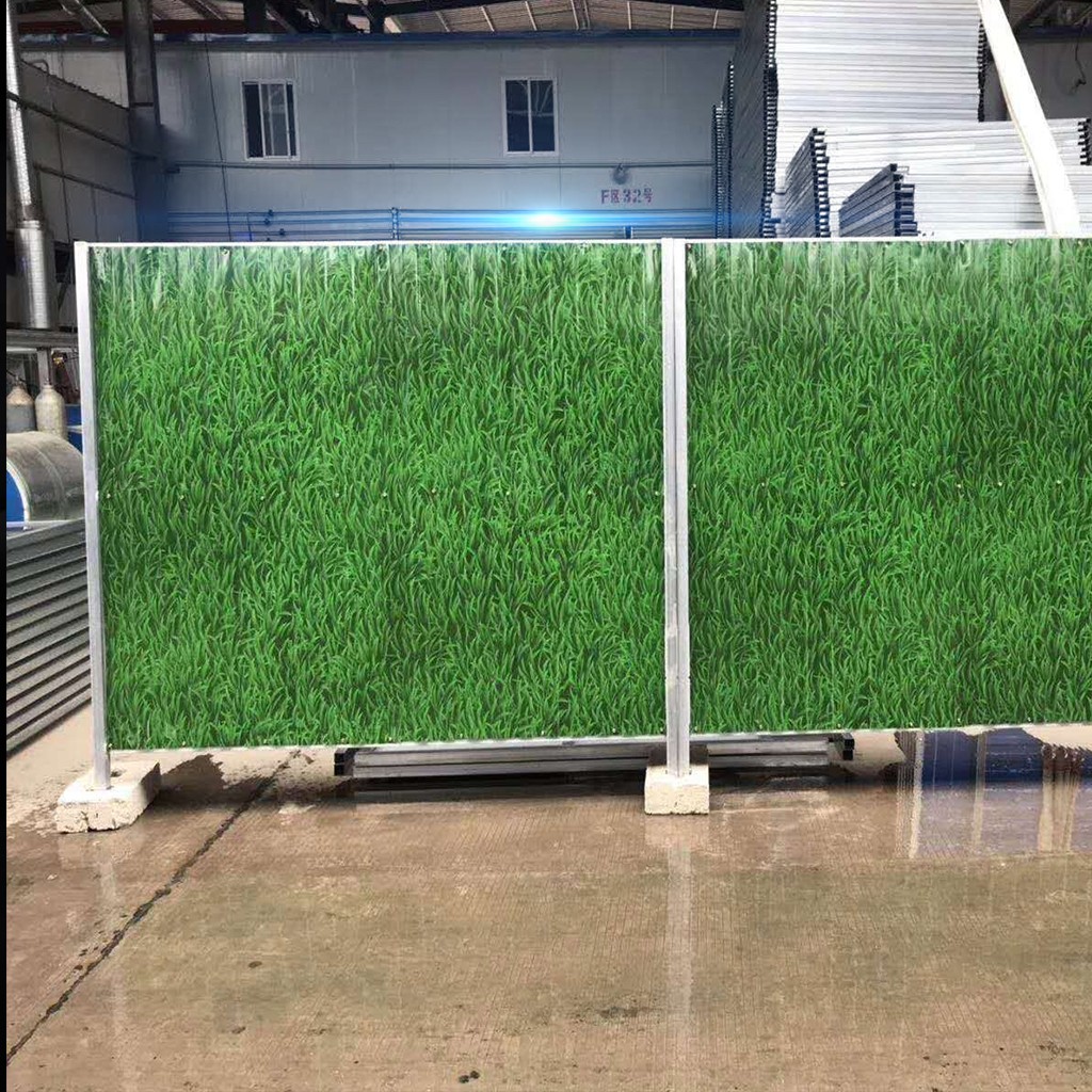 崇明小草铁皮围挡